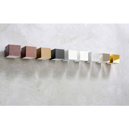 Applique en laiton et gypse Made in Italy - Cubetto Aldo Bernardi Viadurini