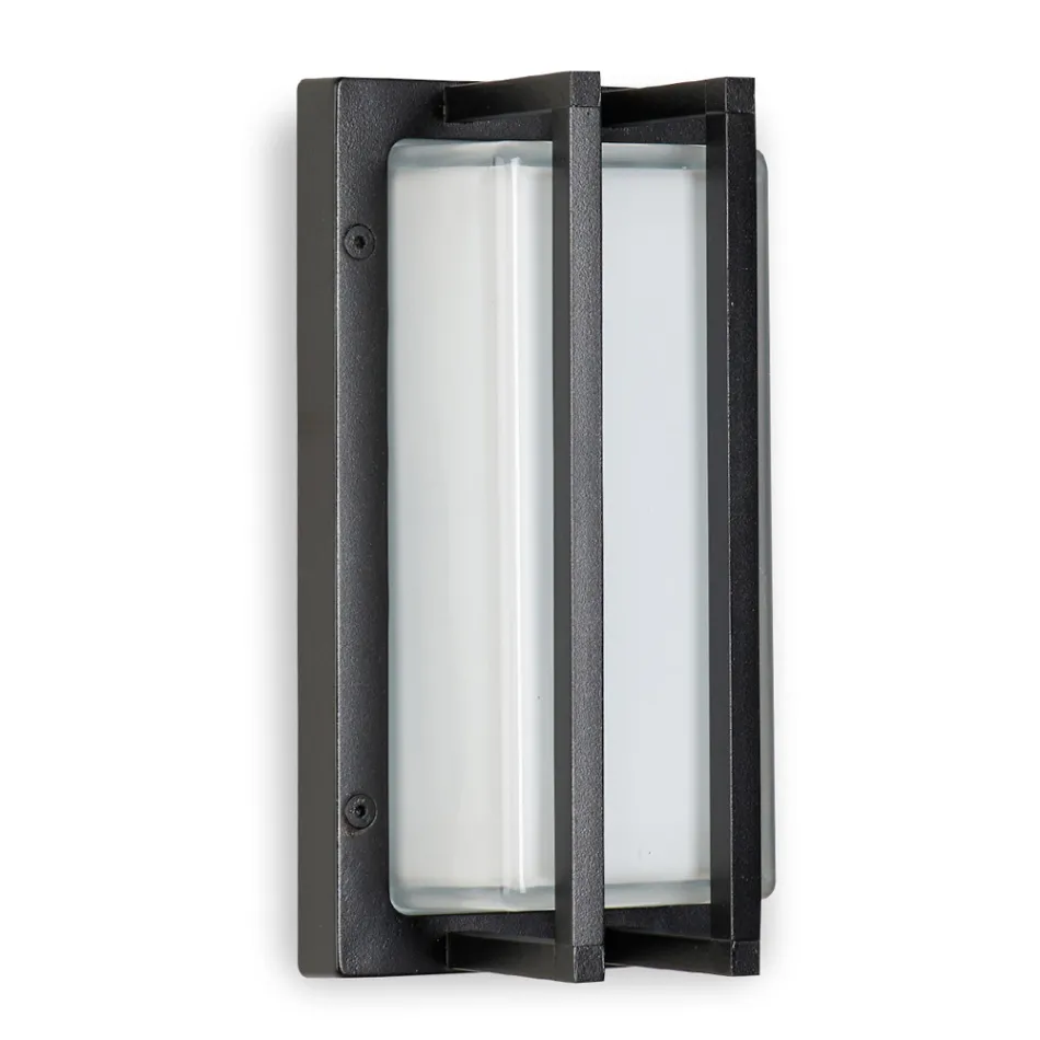 Applique murale vintage en laiton, douille E27, éclairage d'ambiance, fabriquée en Italie - Cristal Viadurini