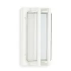 Applique murale vintage en laiton, douille E27, éclairage d'ambiance, fabriquée en Italie - Cristal Viadurini