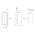 Applique murale vintage en laiton, douille E27, éclairage d'ambiance, fabriquée en Italie - Cristal Viadurini