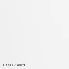 Applique ou plafonnier en aluminium, métal et verre blanc - Luma Viadurini