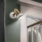 Applique murale orientable en céramique décorée Savona par Ferroluce Viadurini