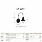 Outdoor Wall finition laiton nickelé Jasmine Viadurini