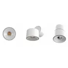 Applique murale décorative ronde Led 7W en aluminium blanc ou noir - Chine Viadurini