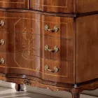 Armoire en bois classique avec 2 portes et 3 tiroirs Made in Italy - Luxury Viadurini