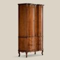 Armoire en bois classique avec 2 portes et 3 tiroirs Made in Italy - Luxury