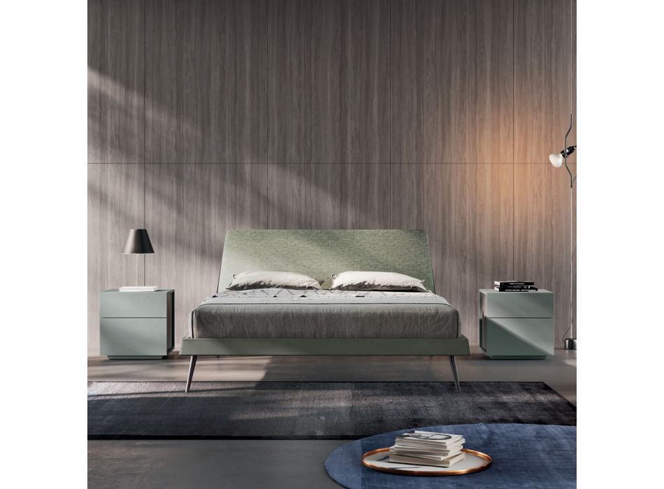 Meubles de chambre à coucher de luxe fabriqués en Italie à 5 éléments - Cristina Viadurini