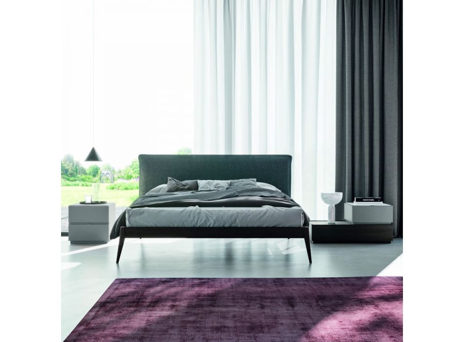 Meubles de chambre à coucher avec 7 éléments de style moderne fabriqués en Italie - Polynésie Viadurini