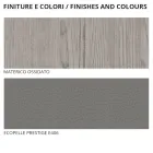 Meubles de chambre double avec 4 éléments fabriqués en Italie - Lucania Viadurini