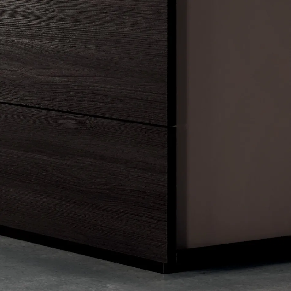 Meubles de chambre double avec 5 éléments fabriqués en Italie - Scampia Viadurini