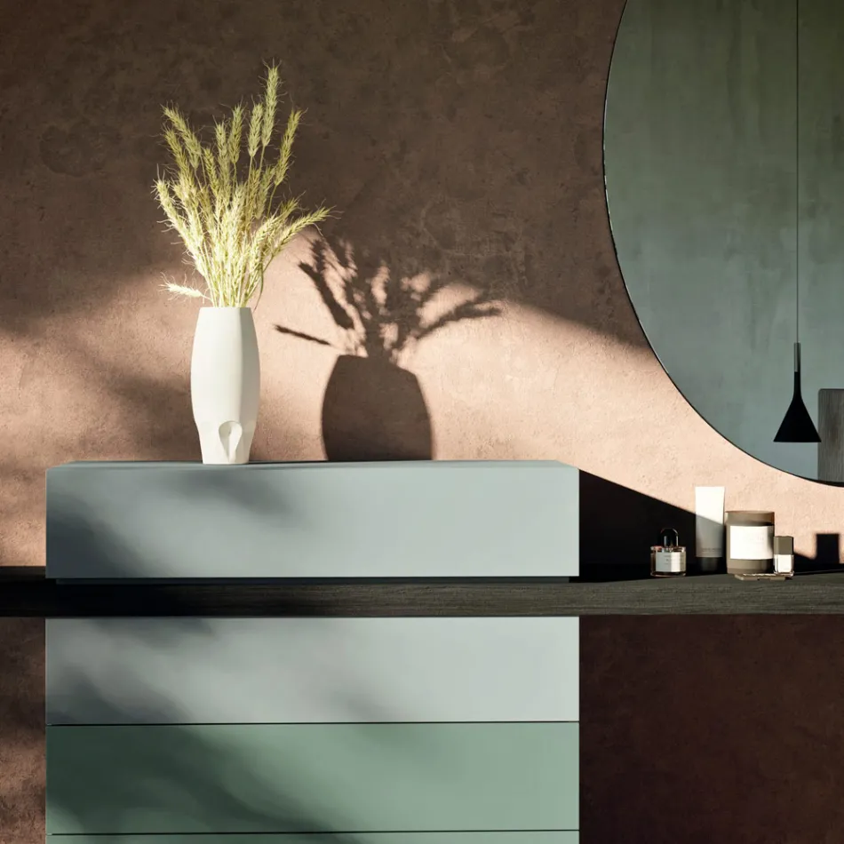 Meubles de chambre à coucher à 6 éléments fabriqués en Italie - Ruby Viadurini