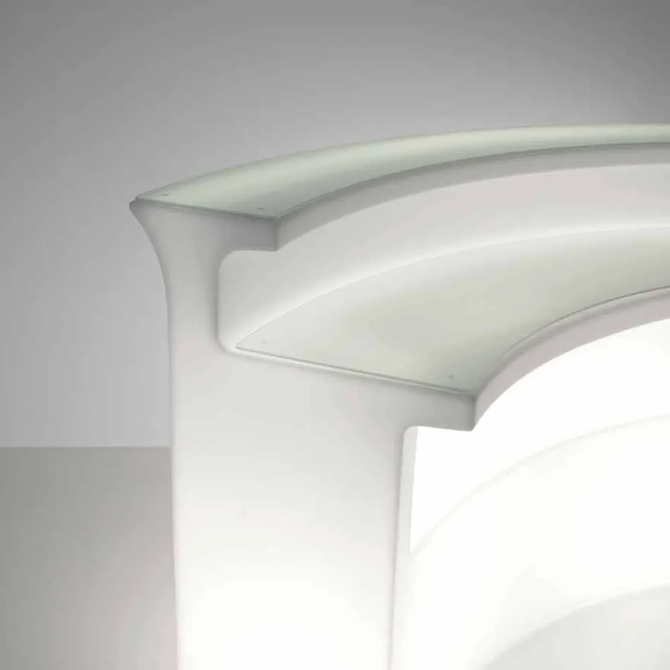 Comptoir de bar lumineux Slide Bar de style moderne fabriqué en Italie Viadurini