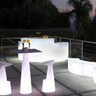 Comptoir de bar lumineux Slide Bar de style moderne fabriqué en Italie Viadurini