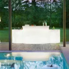 Comptoir de bar lumineux Slide Bar de style moderne fabriqué en Italie Viadurini