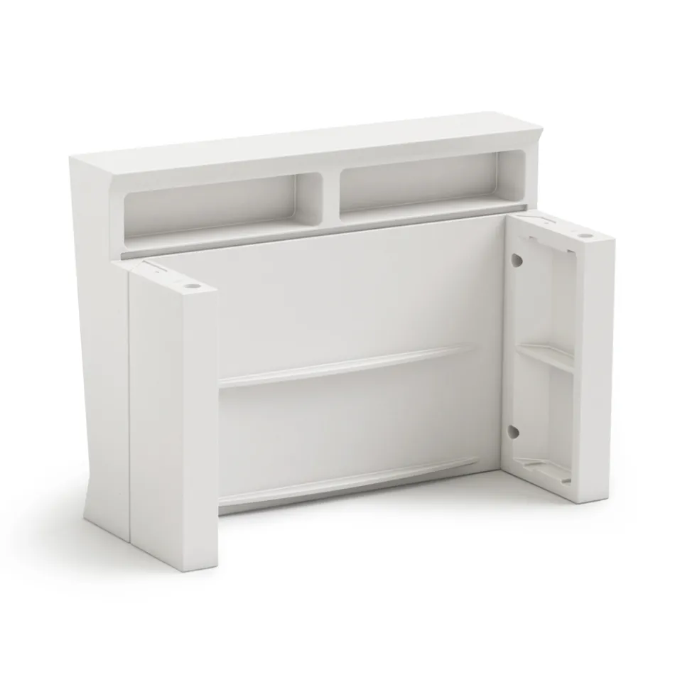 Comptoir modulable avec lumière d'extérieur Made in Italy - Mistra Viadurini