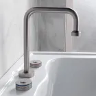 Mitigeur de lavabo moderne à 3 trous avec lignes rouges et bleues Made in Italy - Quito Viadurini