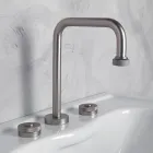 Mitigeur de lavabo moderne à 3 trous avec vidage Made in Italy - Quito Viadurini