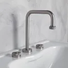 Mitigeur de lavabo moderne à 3 trous avec vidage Made in Italy - Quito Viadurini