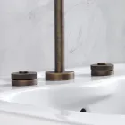 Mitigeur de lavabo moderne à 3 trous avec vidage Made in Italy - Quito Viadurini