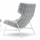Bergère fauteuil de jardin Varaschin Summer Ensemble de design moderne Viadurini