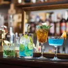 Verre à mélanger avec décoration excentrique Design de luxe 4 pièces - Destino Viadurini