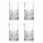 Verre à mélanger avec décoration excentrique Design de luxe 4 pièces - Destino Viadurini