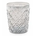 Verres à eau en verre coloré avec décorations arabesques 12 pièces - Maroc Viadurini