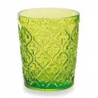 Verres à eau en verre coloré avec décorations arabesques 12 pièces - Maroc Viadurini