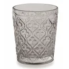 Verres à eau en verre coloré avec décorations arabesques 12 pièces - Maroc Viadurini