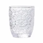 Verres à eau en verre transparent décorés, service moderne 12 pièces - mélange Viadurini