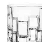 Verres Low Drink en Cristal Écologique Décoré 12 Pcs - Catane Viadurini