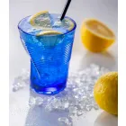 Verres à cocktail en verre coloré 6 pièces de design froissé - Sarabi Viadurini