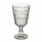 Verres à vin en verre décoré transparent 12 gobelets design - Maroccobic Viadurini