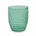 Verres décorés en verre coloré moderne servant de l'eau 6 pièces - Mix Viadurini