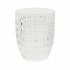 Verres décorés en verre coloré moderne servant de l'eau 6 pièces - Mix Viadurini