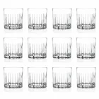 Verres Bas Double Old Fashioned Tumbler 12 Pièces Luxe - Senzatempo Viadurini