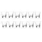 Tumbler Low Verres à Boisson en Cristal Eco Coloré 12 Pcs - Amalgame Viadurini