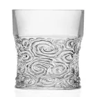 Verres Tumbler Bas en Eco Crystal Décoration Audace 12 Pièces - Ritmo Viadurini