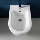 Bidet en céramique cyclonique monotrou Aralia au design moderne Viadurini
