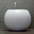 Bidet en forme de boule en céramique de couleur Fanna Viadurini