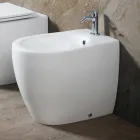 Bidet sur pied Aster en céramique mate, disponible en deux couleurs et au design moderne Viadurini