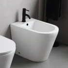 Bidet monotrou sur pied Salice en céramique blanche au design moderne et élégant Viadurini