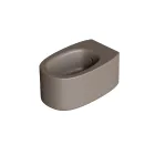 Bidet suspendu en céramique, disponible en plusieurs couleurs, fabriqué en Italie - Fille Viadurini