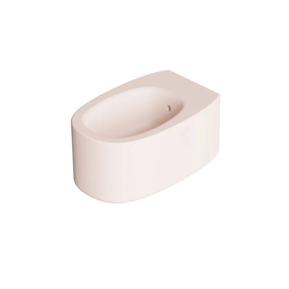 Bidet suspendu en céramique, disponible en plusieurs couleurs, fabriqué en Italie - Fille Viadurini