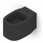 Bidet suspendu en céramique de conception moderne fabriqué en Italie, Hamlet Viadurini