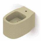 Bidet suspendu en céramique de conception moderne fabriqué en Italie, Hamlet Viadurini