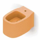 Bidet suspendu en céramique de conception moderne fabriqué en Italie, Hamlet Viadurini