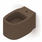 Bidet suspendu en céramique de conception moderne fabriqué en Italie, Hamlet Viadurini