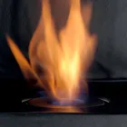 comptoir Biocamino au bioéthanol céramique et acier Curtis Viadurini