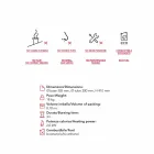 Biocamino marbre de support rond Gordon, fabriqué en Italie Viadurini